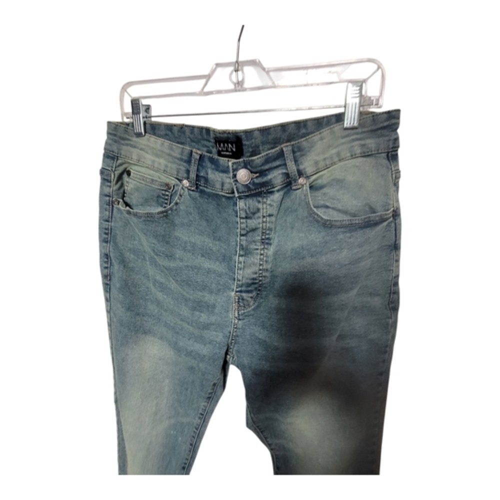 BooHooMan Jeans  Designer new with tags Skinny Fit Light Blue‎ Jeans